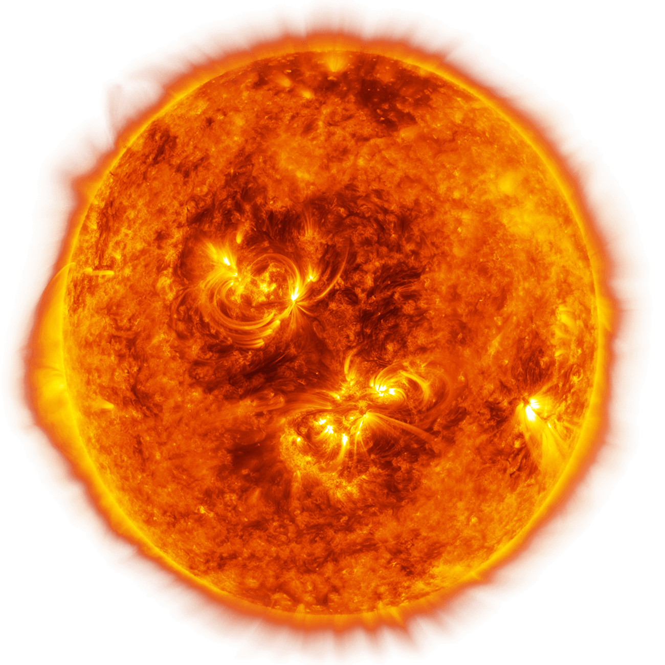 The sun